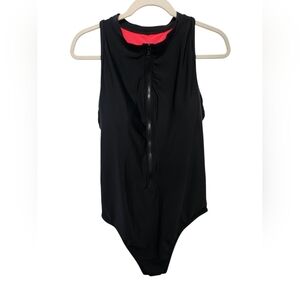 Aqua Green One Piece Black/pi K Swimsuit Womens Size 20W